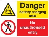 Battery charging no unauthorised entry