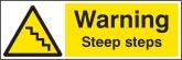 Warning Steep Steps Signs