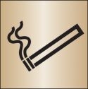 Smoking permitted Brass Sign