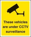 Vehicles Under CCTV Sign