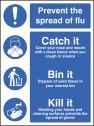 Prevent the Spread of Flu (Catch It) Signs