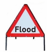Flood Temporary Road Sign