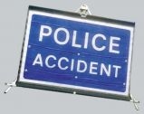 Police Accident Fold Up Temporary Road Sign