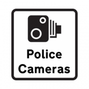 Police Cameras Sign (878)