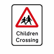 Caution Children Crossing Sign