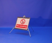 No Smoking Fold up Sign