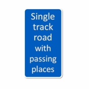 Single Track Road with Passing Place