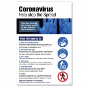 Help Stop the spread of Coronavirus Poster