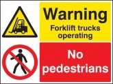 Forklifts No Pedestrians