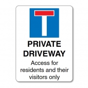 Private Driveway Residents and Visitors Only