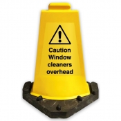Window Cleaners Overhead Sign Cone