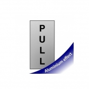 Aluminium Pull Sign 70x35mm