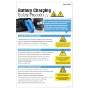 Battery Charging Safety Procedure Poster