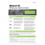Mineral Oil Safety Poster