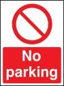 No Parking Sign Portrait