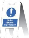 Quiet Exams In Progress Free Standing Sign 300x600mm