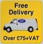 Free delivery over £75+VAT