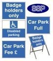 Free Standing Car Park Signs