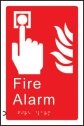 Braille and Tactile Sign Fire alarm