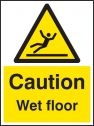Caution wet floor Sign