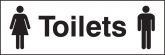 Toilets Sign (Unisex Symbols)