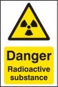 Danger radioactive substance Sign