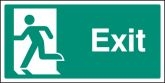 Exit left symbol sign