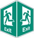 Exit projecting sign
