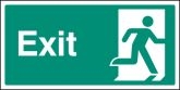 Exit right symbol sign