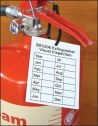 Extinguisher visual inspection tags (pack of 10)