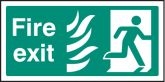 Final Fire exit right HTM sign
