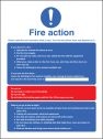 Fire actionmultiple occupation sign