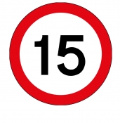 15 mph Sign (670)