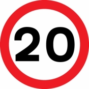 20 mph Sign (670)