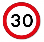 30 mph Sign (670)