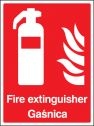 Fire extinguisher (English Polish) Sign