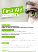 First aid eyes poster