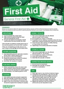 First aid workplace poster