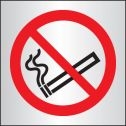 No smoking aluminium sign