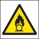 Oxidising agent symbol sign