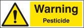 Pesticide sign