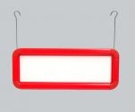 Red Suspended Frame with Hooks & Fixing Pads