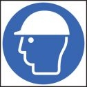 Safety helmet symbol sign