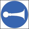 Sound horn symbol sign