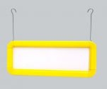 Yellow Suspended Frame with Hooks & Fixing Pads