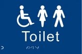 Disabled Toilet Facilities Braille Signs