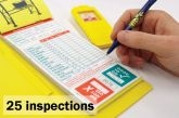 Safety Inspection Checkbooks (25 Inspections)