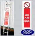 Ladder Guard | Do Not Use | Physical Barrier