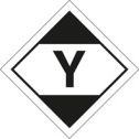 LQ diamond Y - air transport (ADR 2011) sign