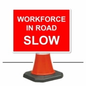 Workforce In Road Sign